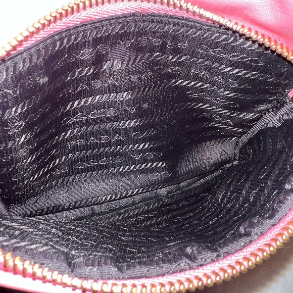 Prada Pink Leather Bucket Bag - Picture 9 of 11